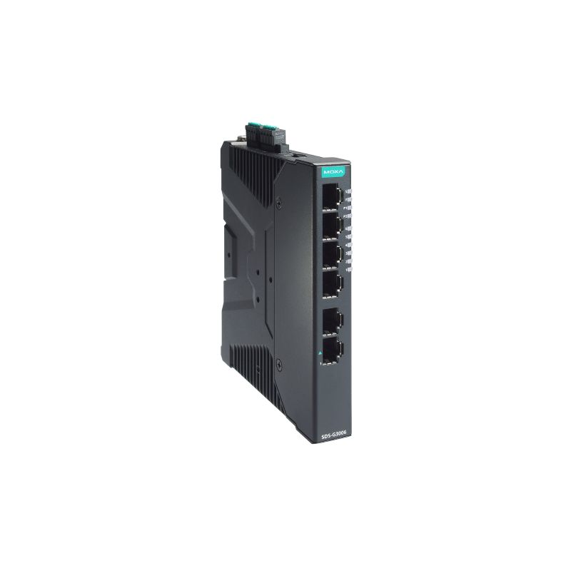 Moxa SDS-G3006 工業級6埠全 Gigabit 智慧乙太網路交換器